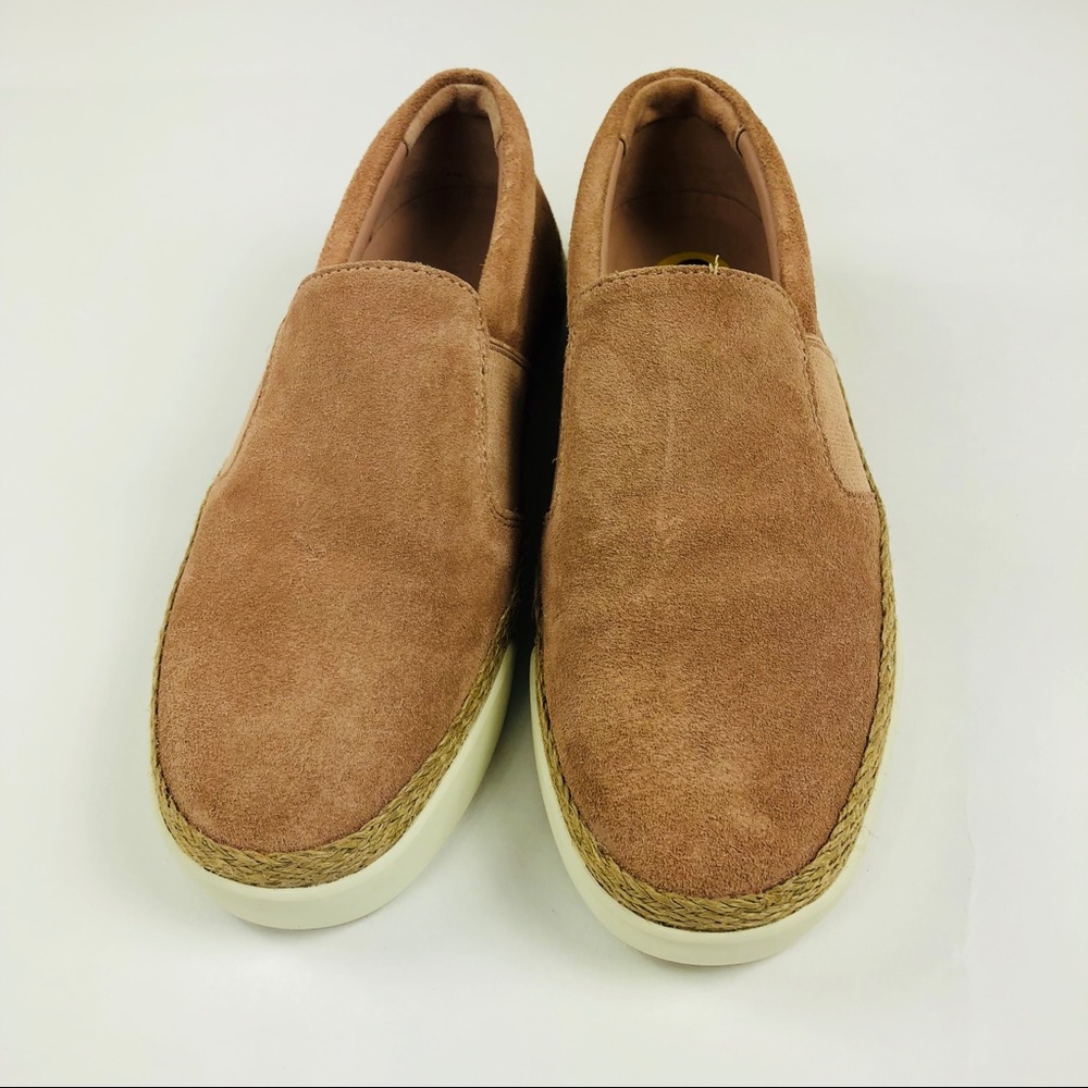 Vince Suede Espadrille Trim Loafer Shoes US 5 Pink - Picture 2 of 5